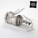 Adjustable Pot Lid Organizer - Steel