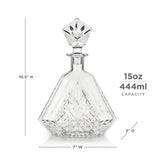 Admiral Crystal Irish Cut Whiskey Decanter