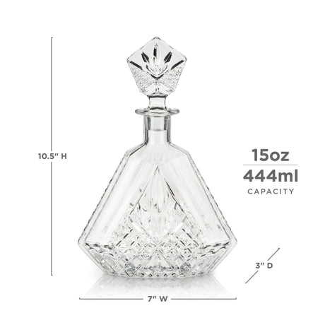 Admiral Crystal Irish Cut Whiskey Decanter