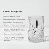 Admiral Crystal Mixing Glass