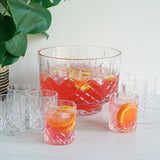 Admiral Crystal Punch Bowl and Tumbler Set-product_type::pitchers_and_dispensers-Parc Decor