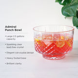 Admiral Crystal Punch Bowl and Tumbler Set-product_type::pitchers_and_dispensers-Parc Decor