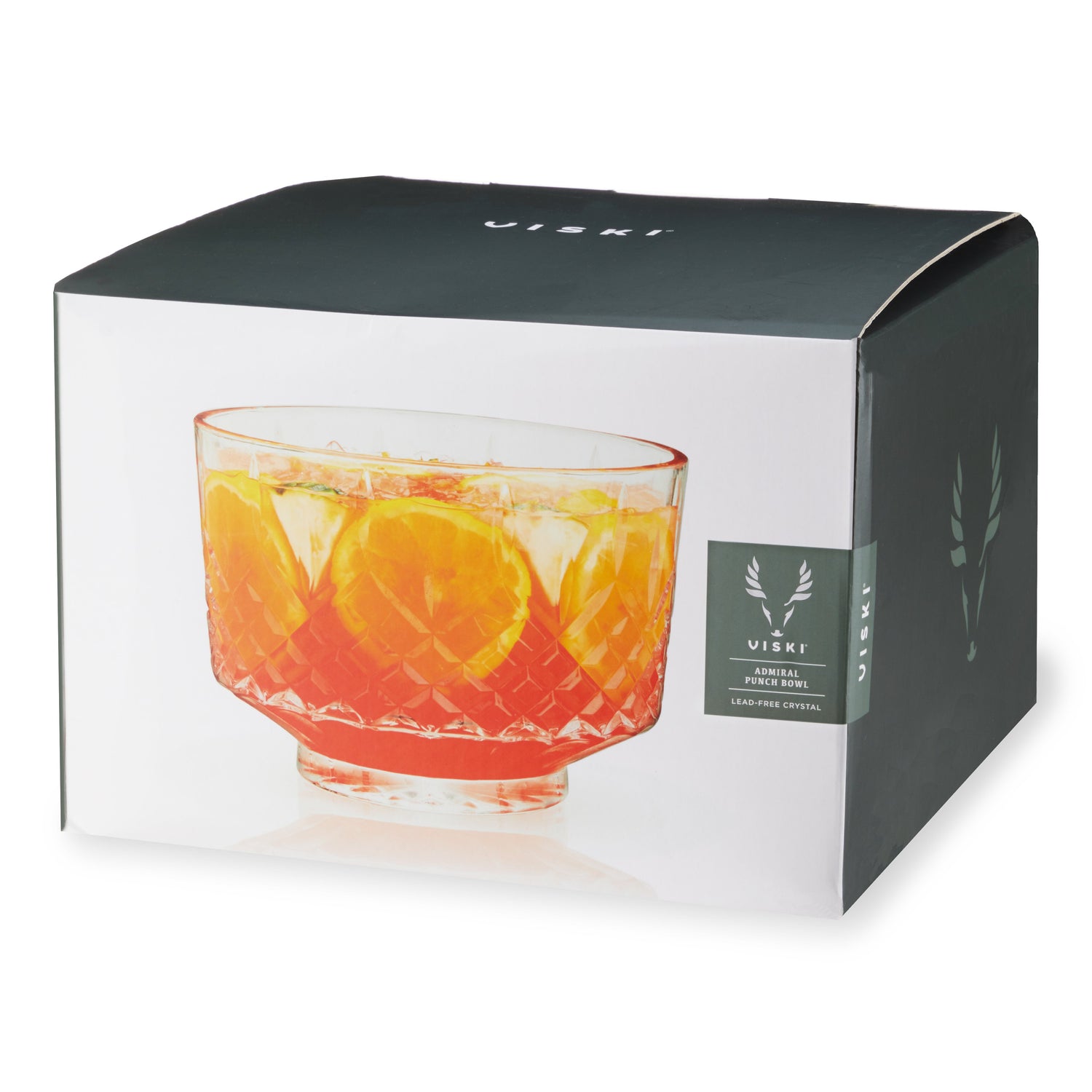 Admiral Crystal Punch Bowl-product_type::pitchers_and_dispensers-Parc Decor