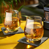 Admiral Crystal Whiskey Heavyweight Glasses-product_type::stemless_cocktail_glasses-Parc Decor