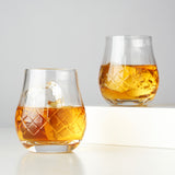 Admiral Crystal Whiskey Heavyweight Glasses-product_type::stemless_cocktail_glasses-Parc Decor