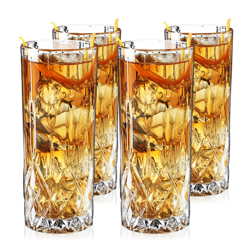 Admiral Highball Glasses, Set of 4-product_type::stemless_cocktail_glasses-Parc Decor
