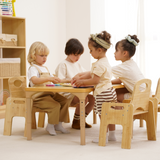 Adrian | Adjustable Wooden Toddler Table and 4 Chair Set