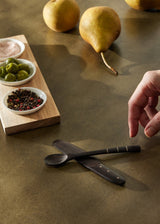 African Blackwood Small Serving Serving Spoons Utensils-Entertaining & Serving-Parc Decor