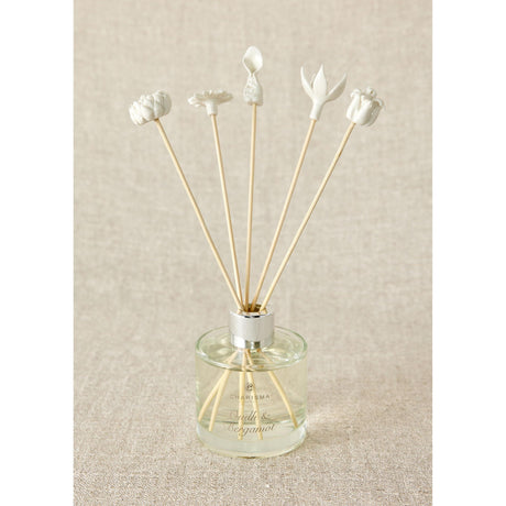 African Flowers Bamboo Diffuser Set