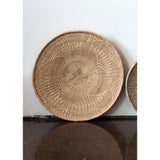 African Wall Basket Decor | Statement Binga Blonde Woven Wall Basket