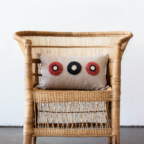AfriScandi Circles Throw Pillow