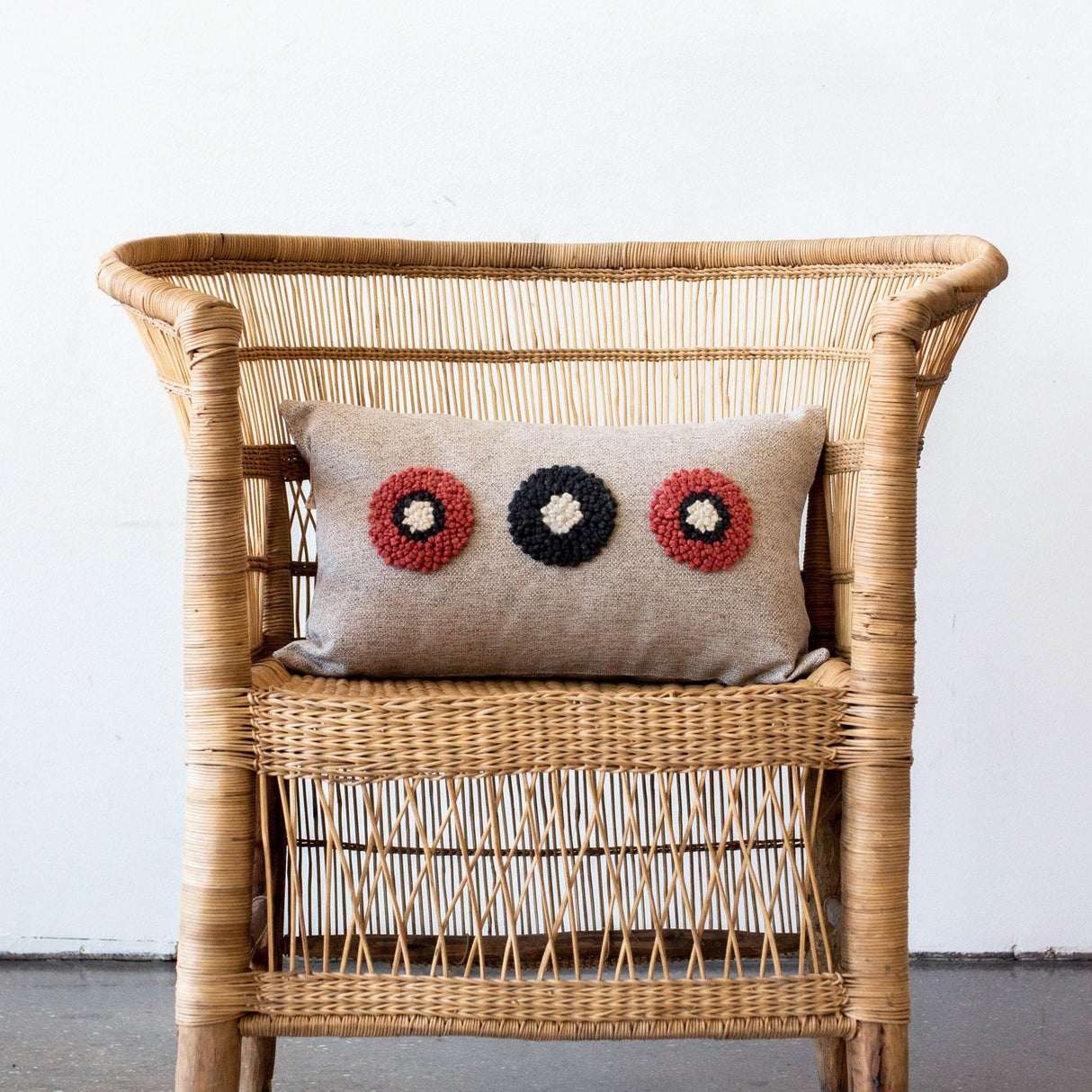 AfriScandi Circles Throw Pillow-Pillows-Parc Decor