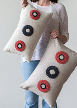 AfriScandi Circles Throw Pillow-Pillows-Parc Decor