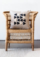 AfriScandi Harvest Wool + Cotton Throw Pillow-Pillows-Parc Decor