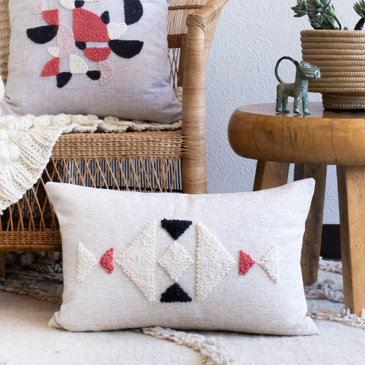 AfriScandi Horizon Throw Pillow-Pillows-Parc Decor