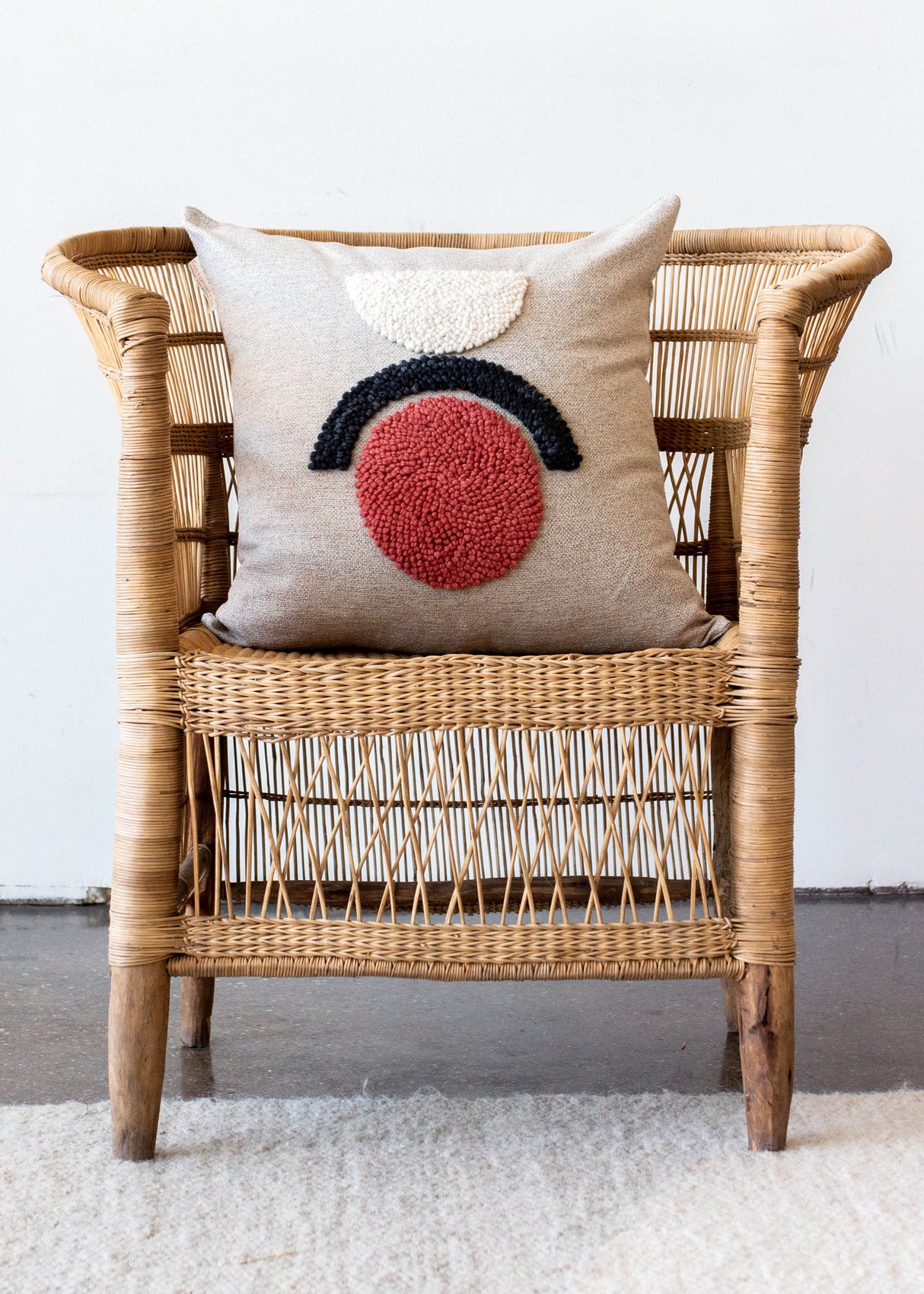 AfriScandi Sunrise Throw Pillow-Pillows-Parc Decor