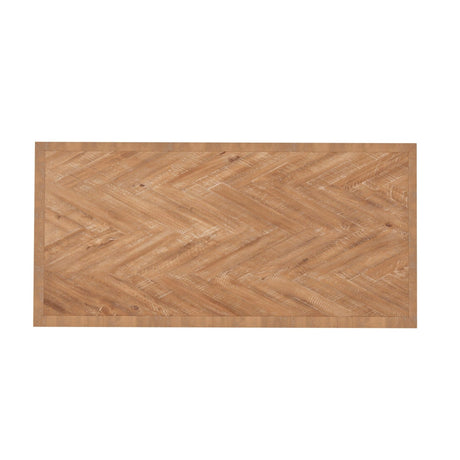 Aiden Dining Table, Natural Weathered