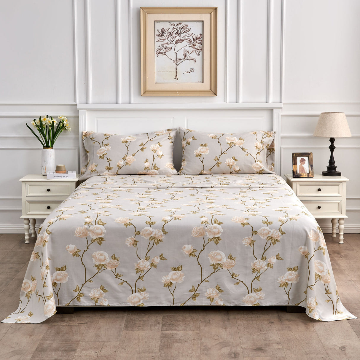 Alabaster Rose Sheet Set