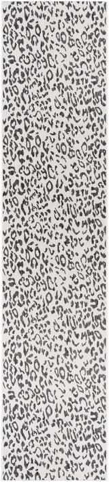 Alderbury White Leopard Print Rug-Rugs-Parc Decor