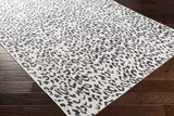 Alderbury White Leopard Print Rug-Rugs-Parc Decor