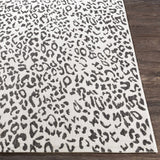 Alderbury White Leopard Print Rug-Rugs-Parc Decor