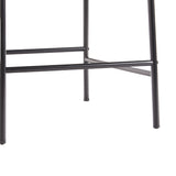 Alexis Modern Upholstered Curved Bar Stool, Set of 2-Dining / Kitchen-Parc Decor