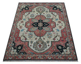 Allure Custom Made Turkish Design Beige Hand Knotted Wool Rug