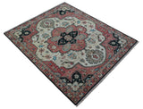 Allure Custom Made Turkish Design Beige Hand Knotted Wool Rug