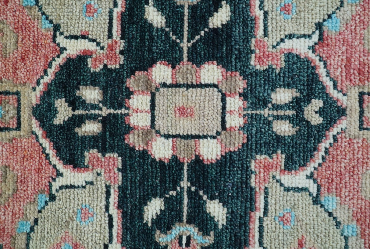 Allure Custom Made Turkish Design Beige Hand Knotted Wool Rug