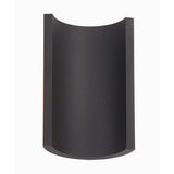 Alumilux Diverge 5"H 2-Light LED Outdoor Wall Sconce Light Fixture Bronze Finish by ET2