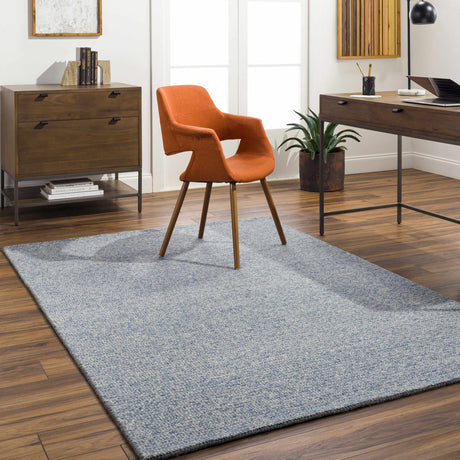 Alyra Light Blue Solid Area Rug - Clearance-Rugs-Parc Decor