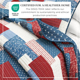 Americana Patchwork Quilt Set - Lowel Collection-Quilts & Comforters-Parc Decor