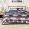 Americana Patchwork Quilt Set - Lowel Collection-Quilts & Comforters-Parc Decor