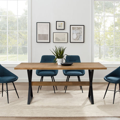 Amherst X Leg Dining Table-Dining / Kitchen-Parc Decor