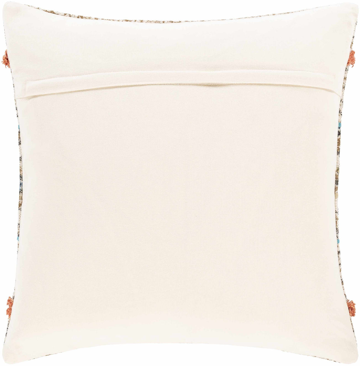 Amigo Boho Geometric Orange Accent Pillow-Throw Pillows-Parc Decor