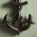 Anchor Wall Hook Set (Set of 2)-Wall Hook-Parc Decor