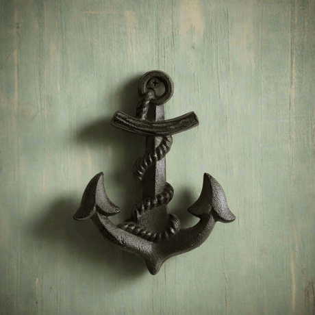 Anchor Wall Hook Set (Set of 2)-Wall Hook-Parc Decor