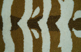 Animal Deer Brown Hand Tufted 3x5 Wool Area Rug
