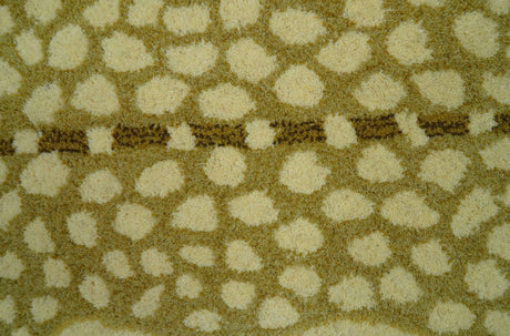 Animal Giraffe Brown Hand Tufted 2x3 Wool Area Rug-Parc Decor