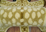 Animal Giraffe Brown Hand Tufted 2x3 Wool Area Rug