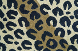 Animal Leopard Beige Hand Tufted 3x5 Wool Area Rug-Parc Decor