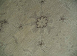 Antique 8x10 Hand Knotted Beige Traditional Vintage Persian Wool Rug
