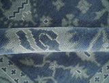 Antique 8x10 Hand Knotted Blue and Gray Traditional Vintage Persian Style Wool Rug | AC24810