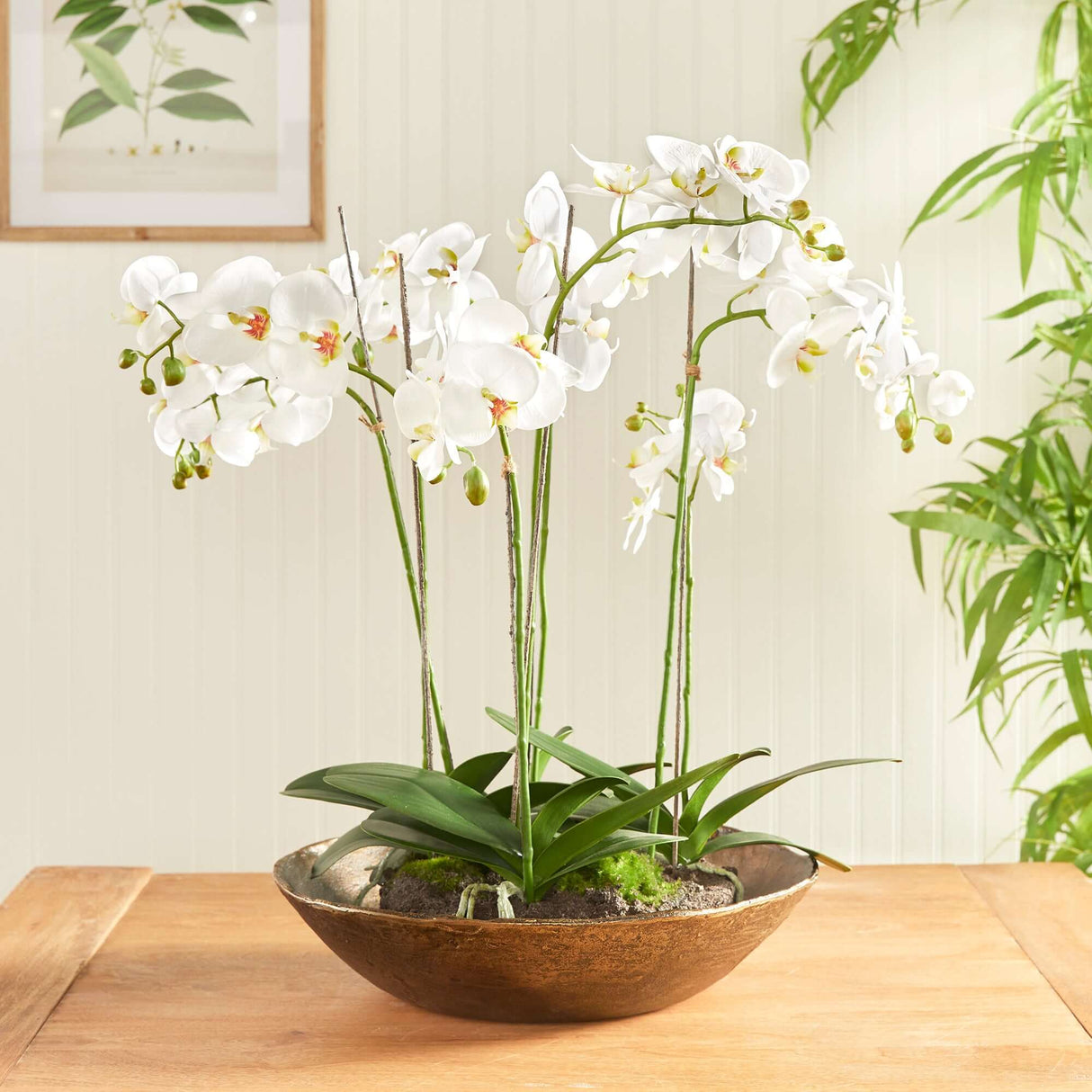 Antique Brass Decorative Bowl with Organic Rim-Bowl-Parc Decor