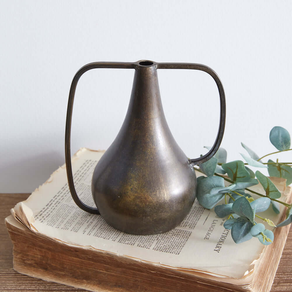 Antique Bronze Boho Vase-vase-Parc Decor