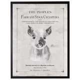 Antique Farmhouse Pig Artwork inspired by "The People's Farm And Stock Cyclopedia"-Art-Parc Decor