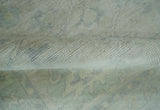 Antique Finish Silver, Gray and Charcoal Hand Knotted Oriental Oushak 8x10 wool Area Rug