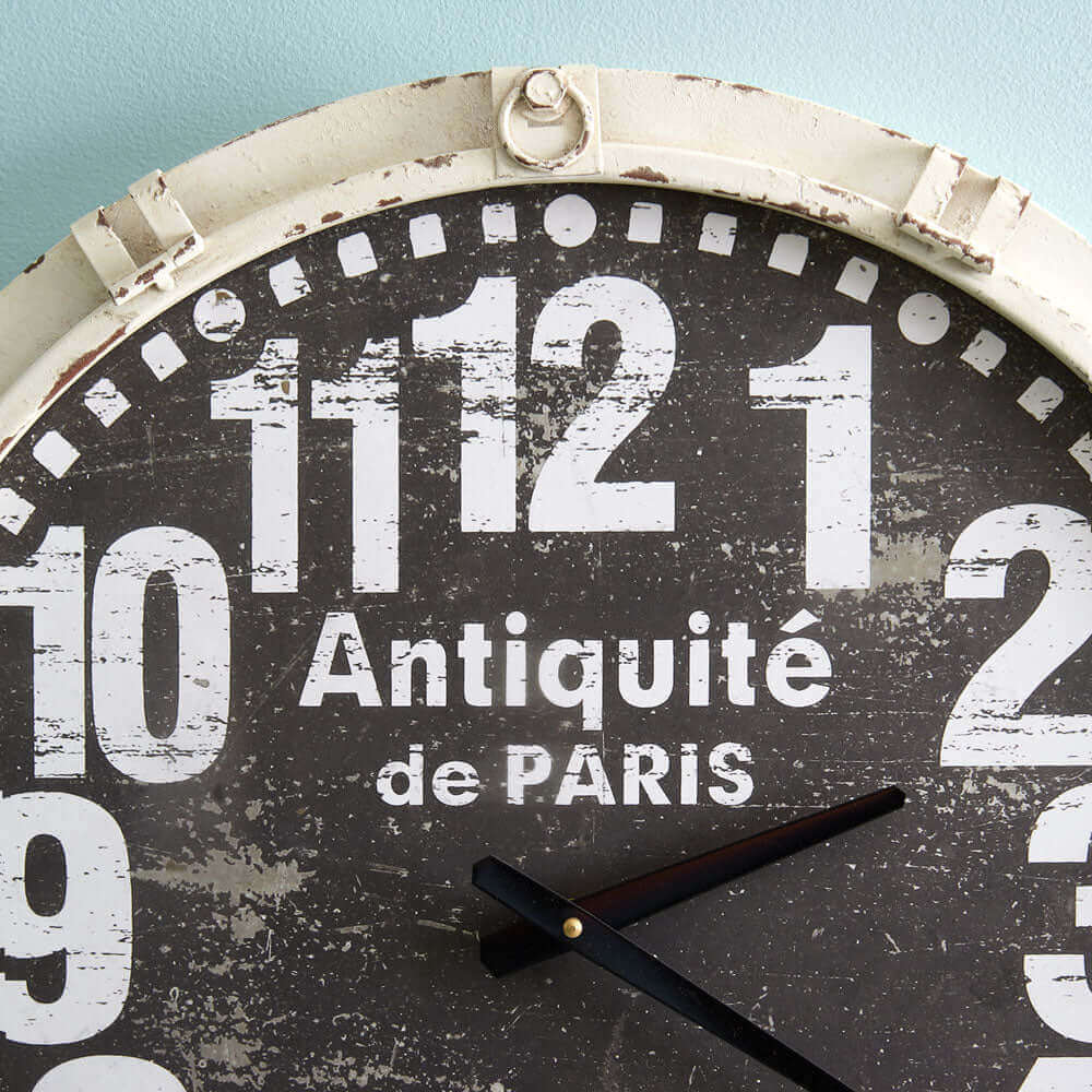 Antique French Country Wall Clock-Clocks-Parc Decor