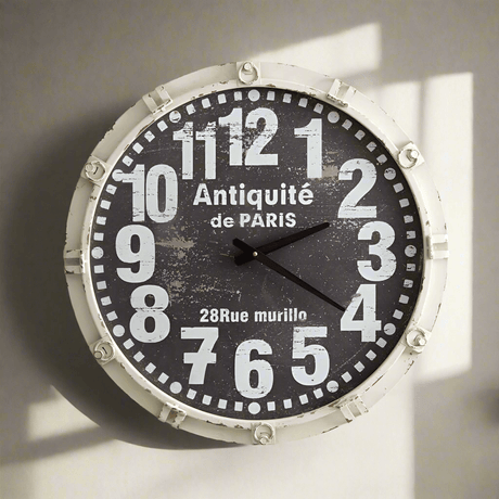 Antique French Country Wall Clock-Clocks-Parc Decor