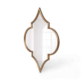 Antique Gold Moroccan Ogee Mirror-Wall Mirror-Parc Decor